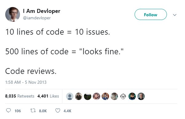 Code review size matters